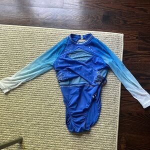 GK elite custom long sleeve leotard